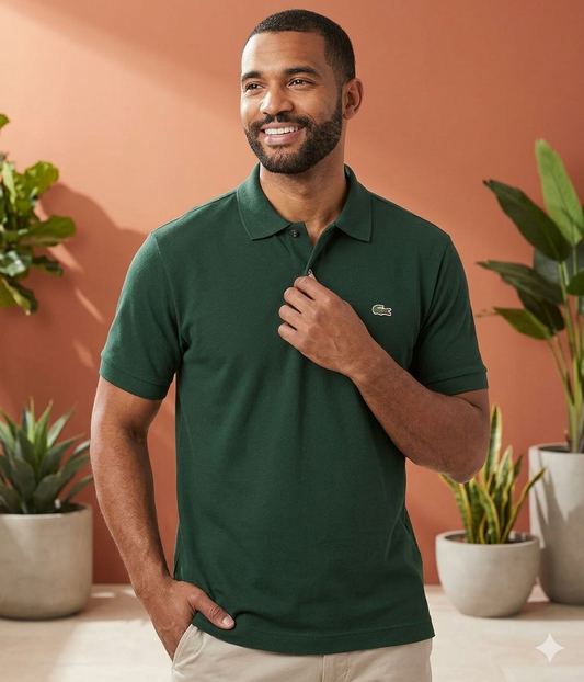 Polo Lacoste L.12.12 Classique – Vert Sapin Iconique (Petit Piqué)