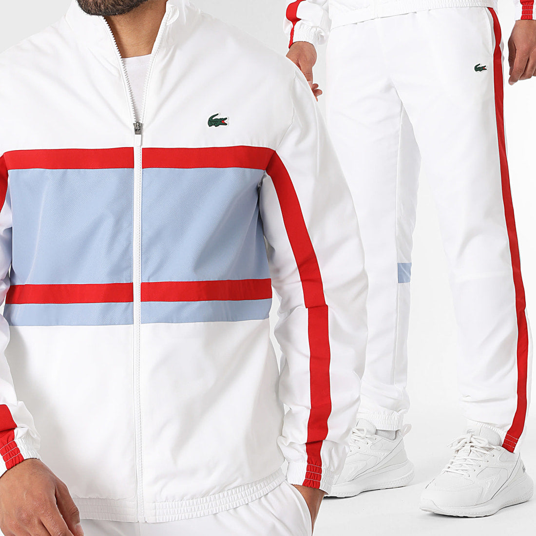 "L'Excellence Lacoste : Dominez le Style avec cet Ensemble Iconique."